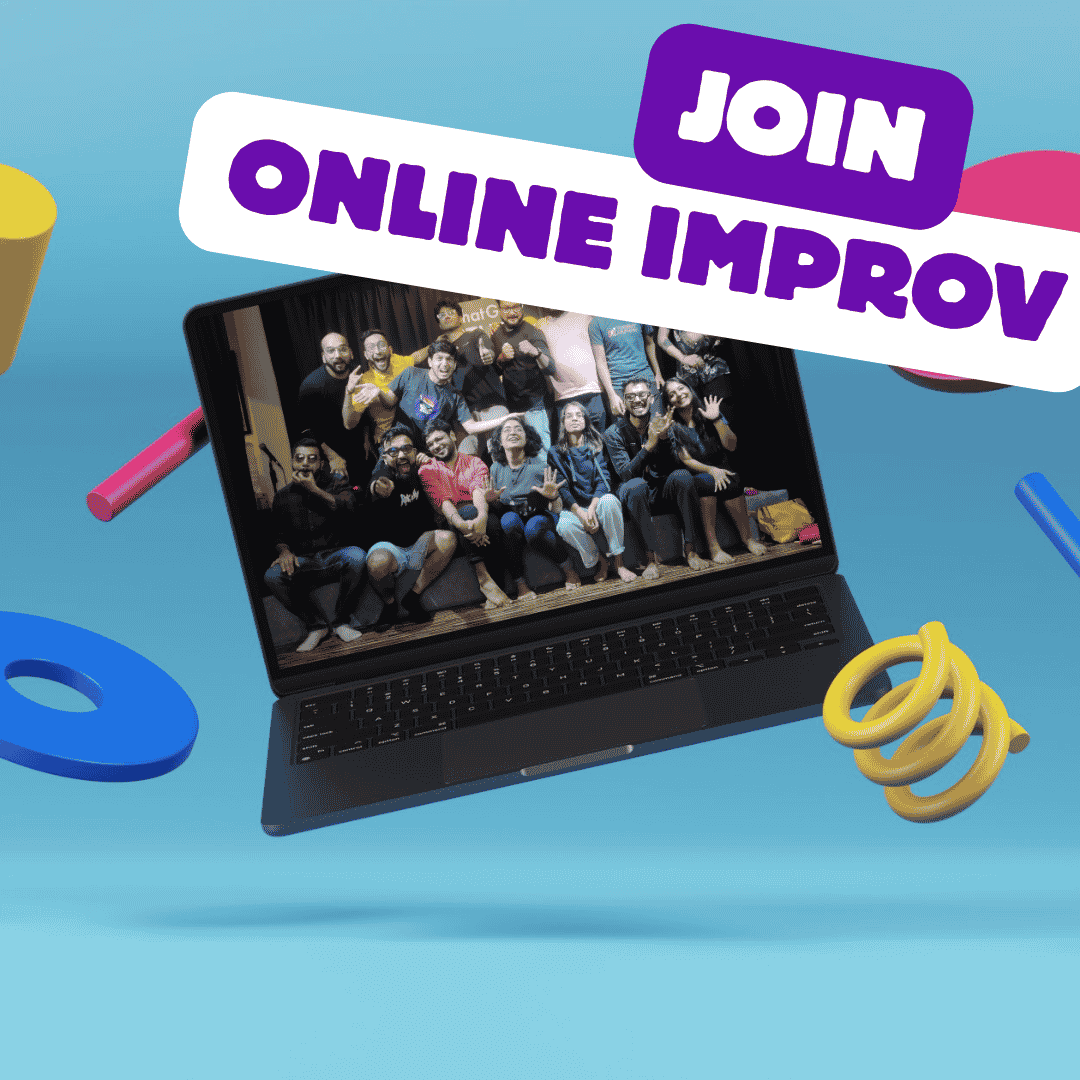 Join online improv session banner